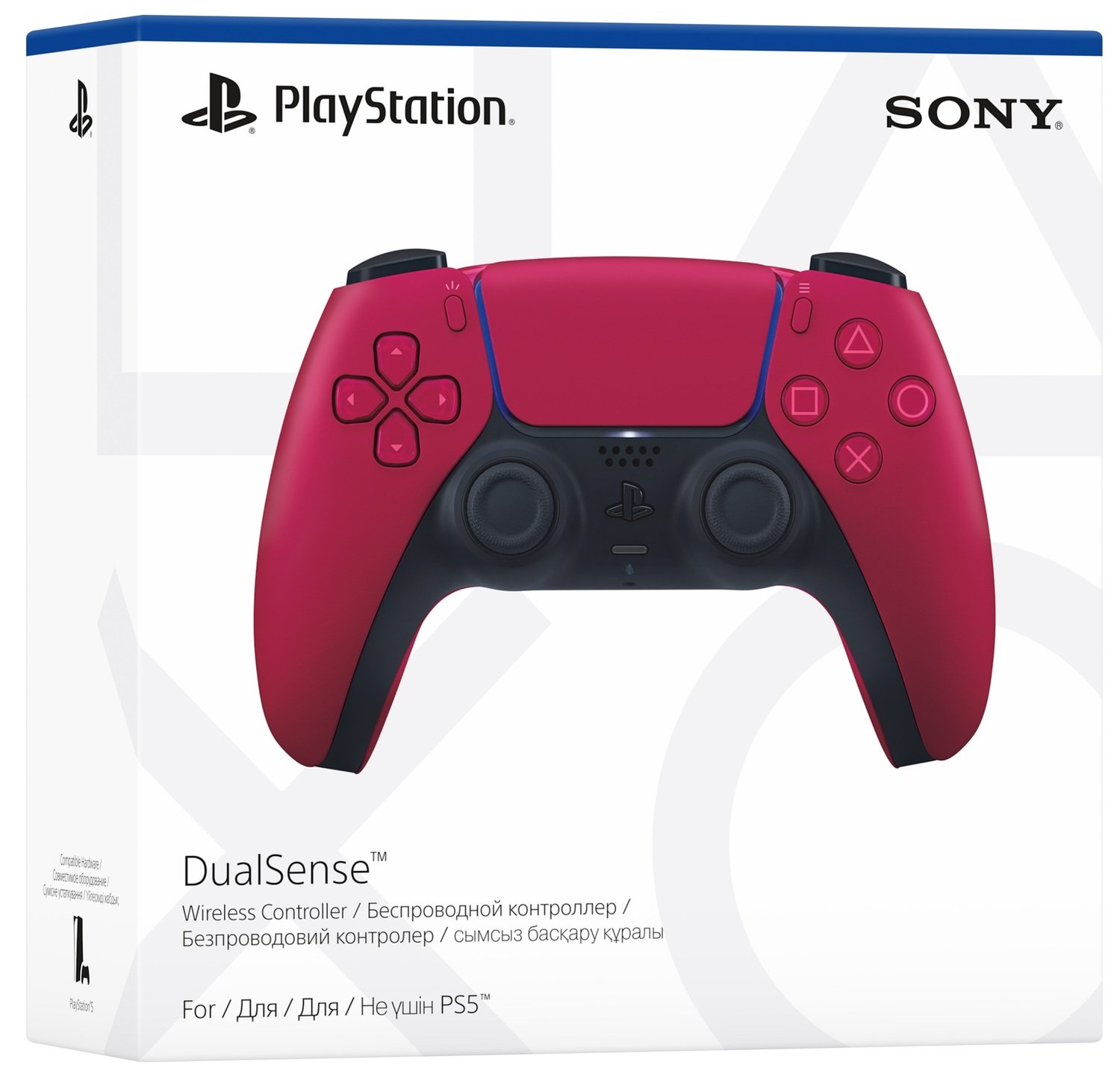 Беспроводной геймпад DualSense для PS5 Cosmic Red (9828297) фото 