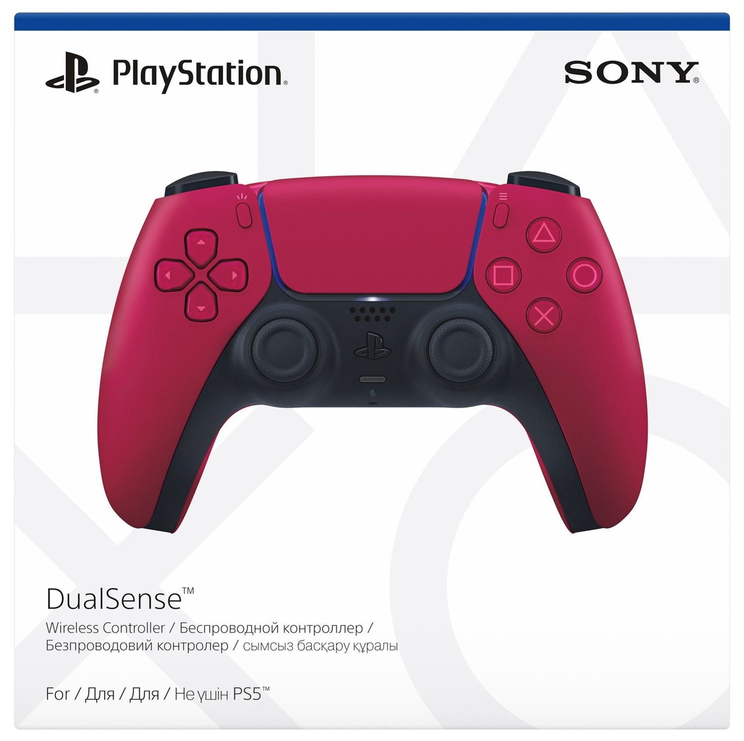 Беспроводной геймпад DualSense для PS5 Cosmic Red (9828297) фото 