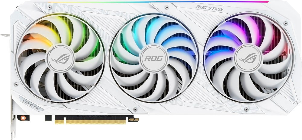 Видеокарта ASUS GeForce RTX3090 24GB GDDR6X STRIX GAMING OC WHITE (STRIX-RTX3090-O24G-WHITE) фото 