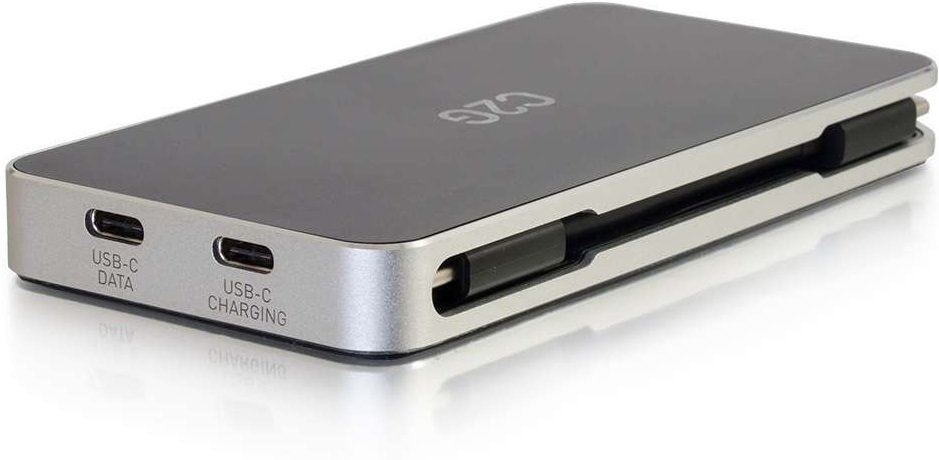 Док станція C2G USB-C на HDMI, DP, VGA, USB, Power Delivery до 60W (CG88845)фото