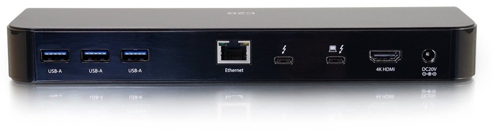 Док станція C2G USB-C Thunderbolt 3 HDMI, Ethernet, USB, SD, mini jack, Power Delivery до 60W (C2G80933)фото