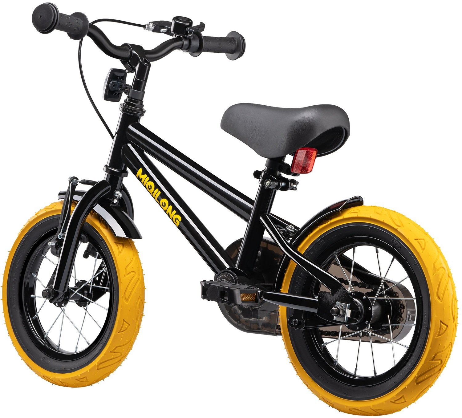 Детский велосипед Miqilong ST Черный 12` ATW-ST12-BLACK фото 
