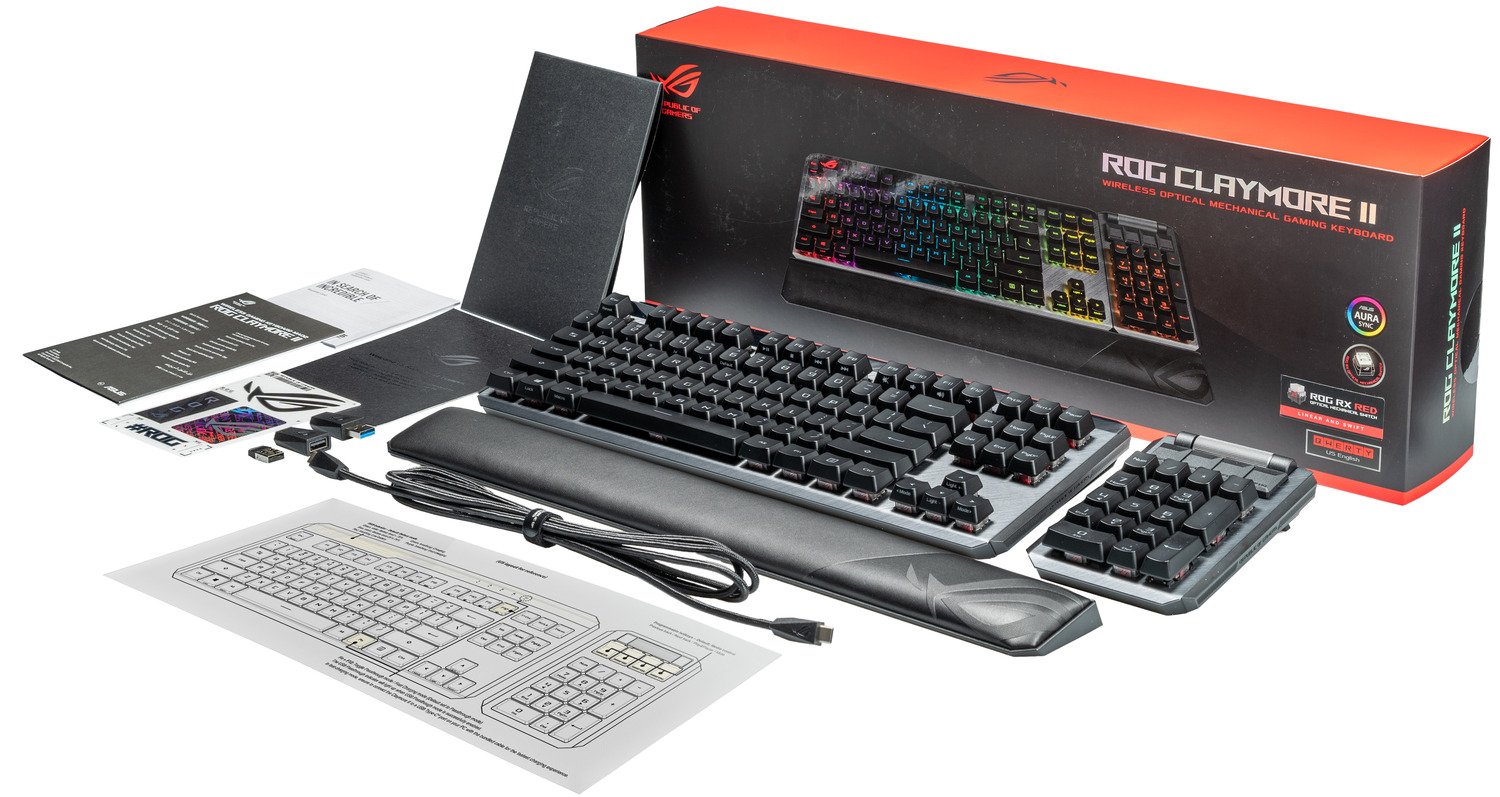 Asus ROG CLAYMORE II Red Switch 