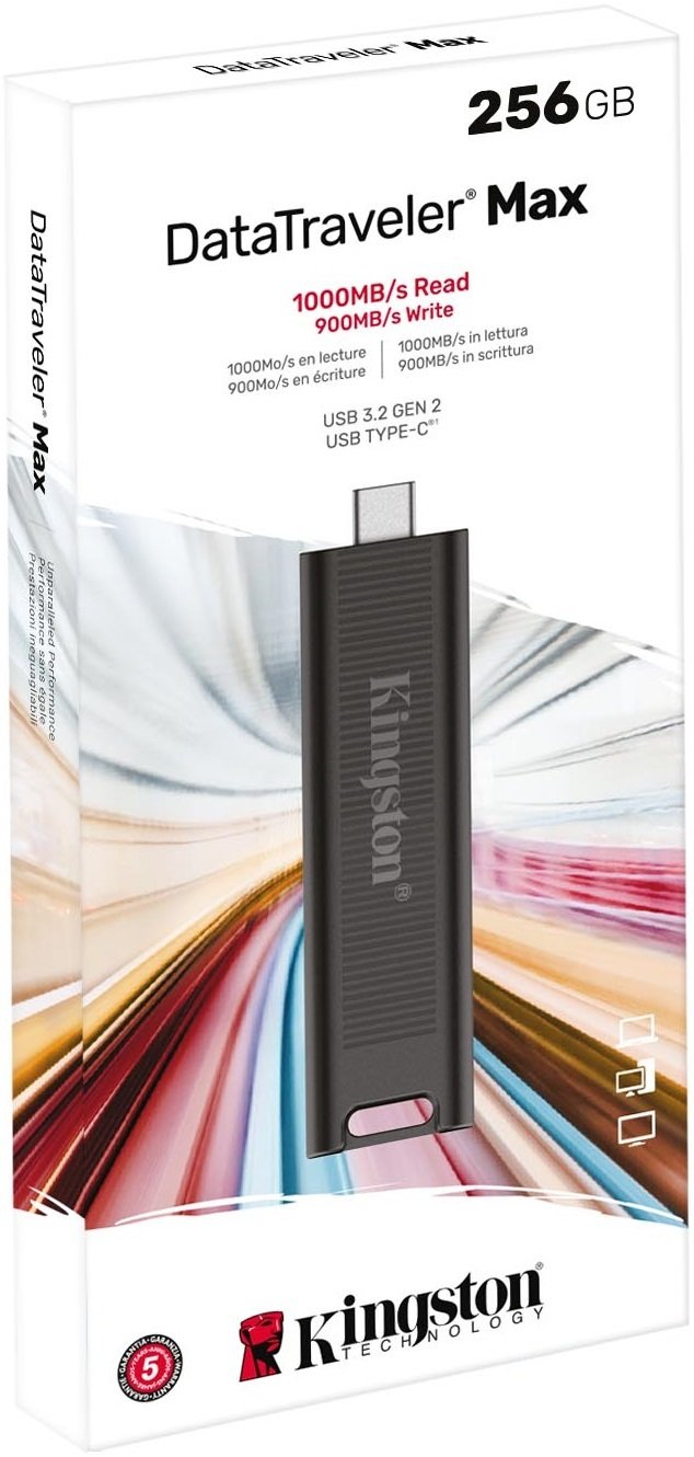 Накопичувач USB 3.2 Kingston DataTraveler Max 256 ГБ Gen 2 Type-C (DTMAX/256GB)фото3