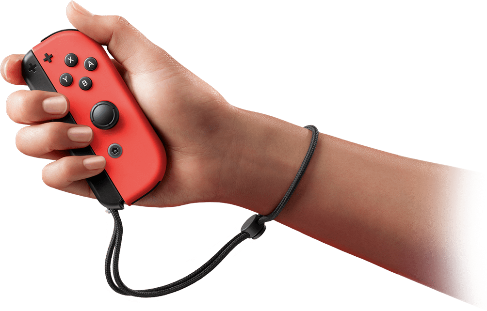 Игровая консоль Nintendo Switch (неоновый красный/неоновый синий) фото 