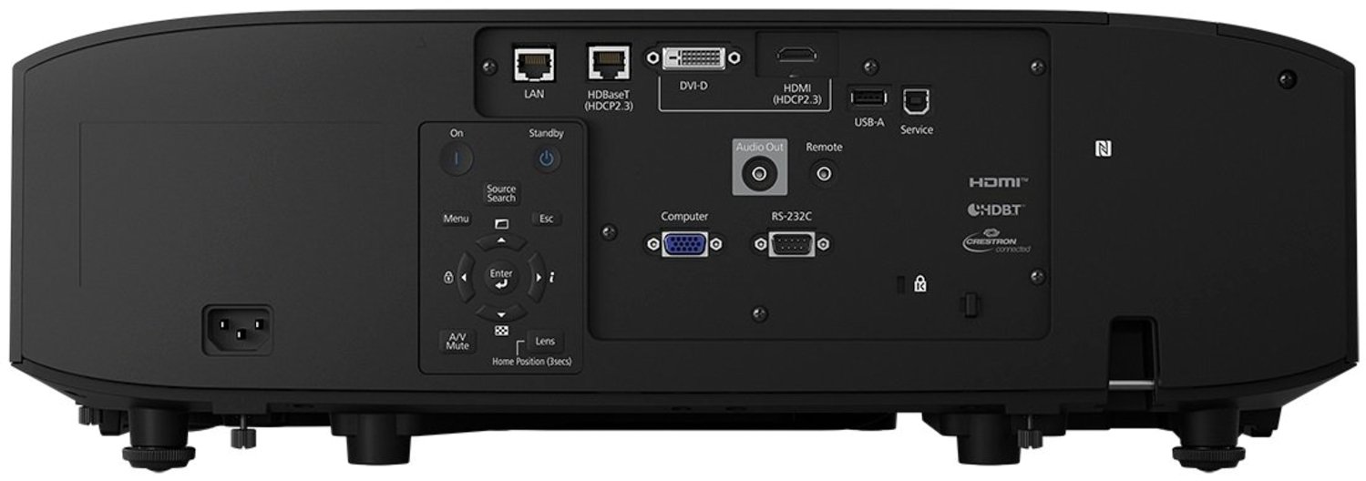 Epson EB-PU1008B (3LCD, WUXGA, 8500 lm, LASER) (V11HA33840) | Connections