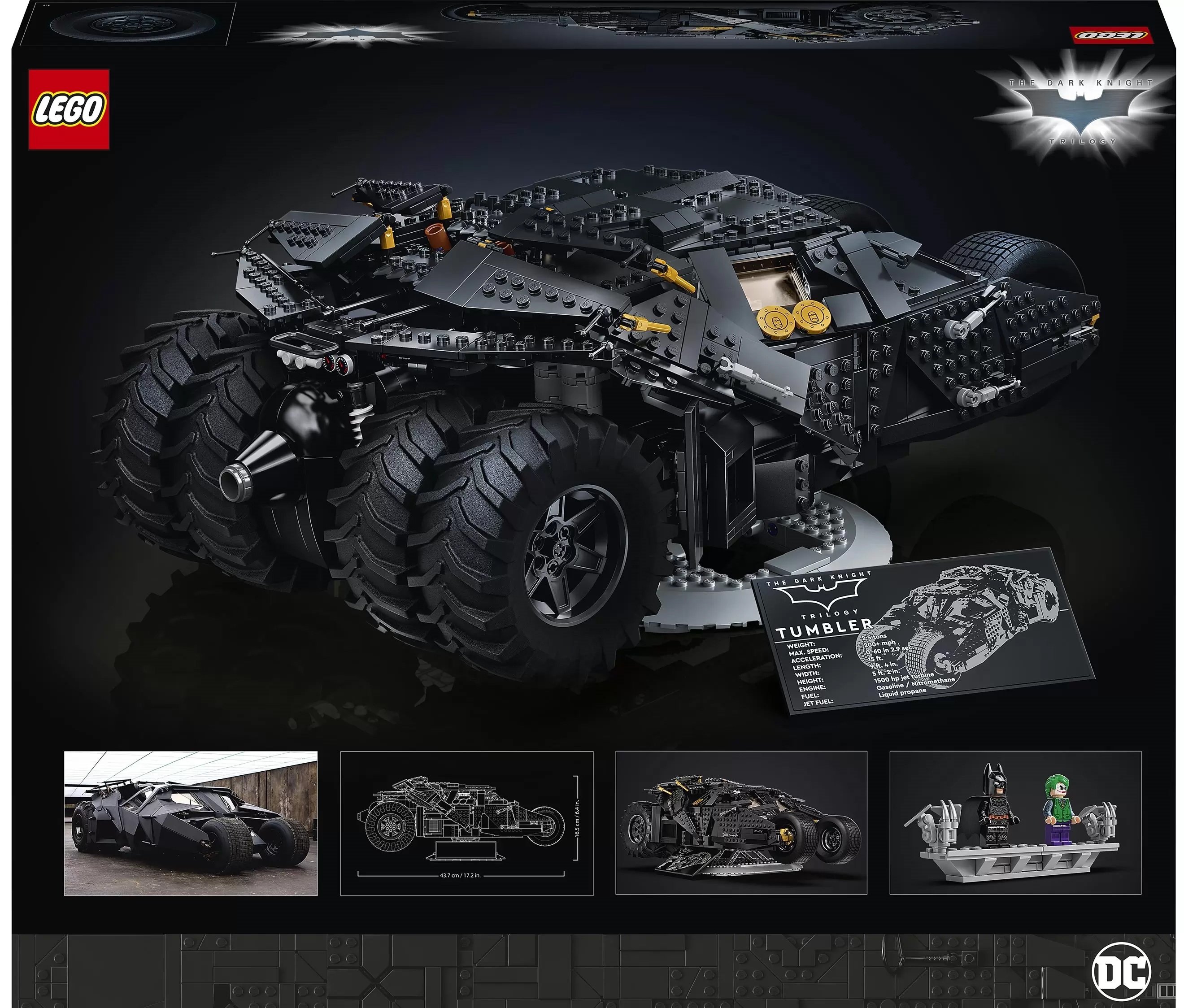 Конструктор LEGO DC Batman Бэтмобиль Тумблер 76240 – купить в Киеве ...