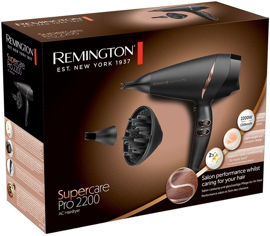 Фен Remington AC7200 Supercare PRO 2200 AC motor фото 