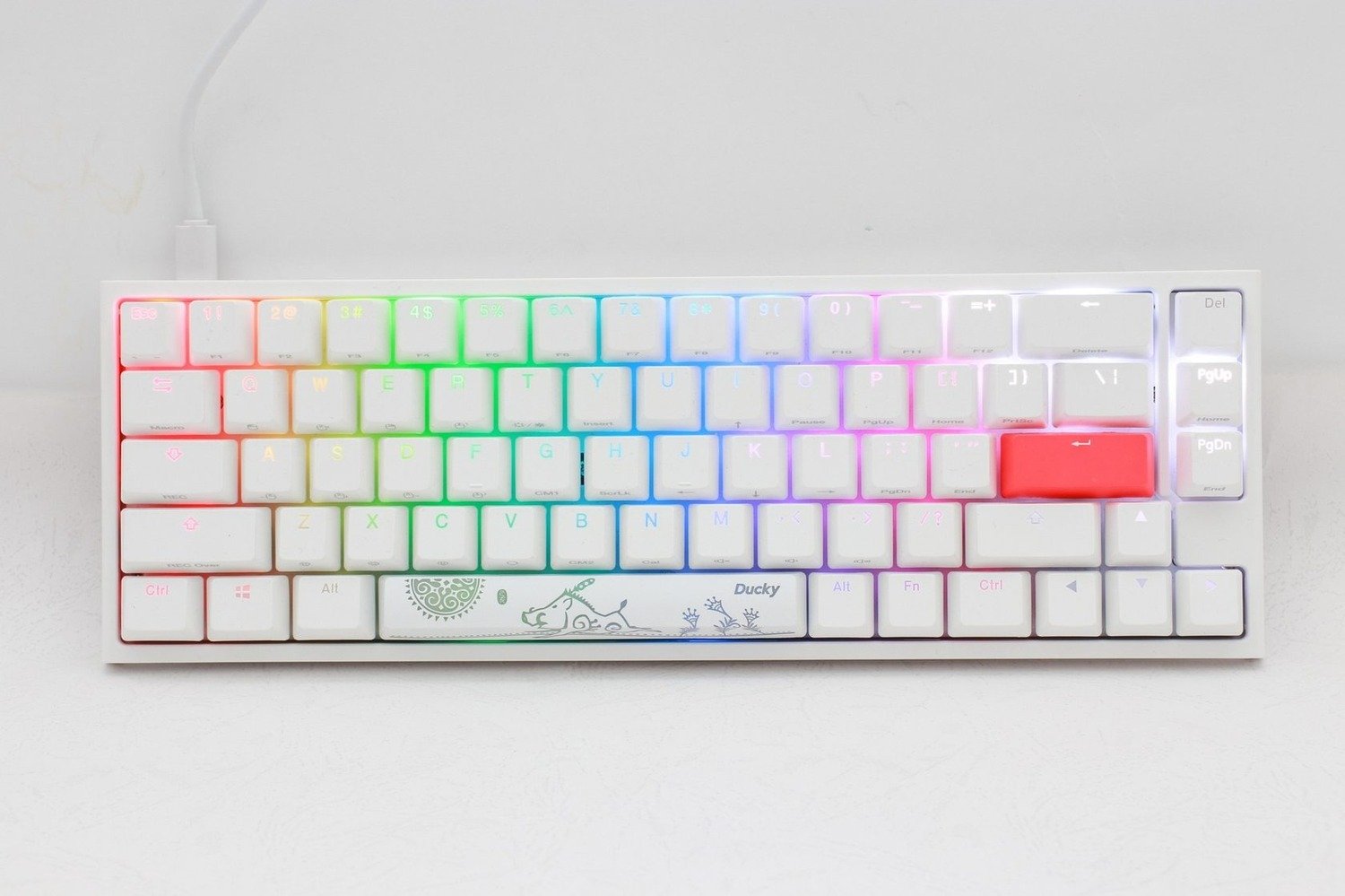 ducky one 2 sf rgb mx brown