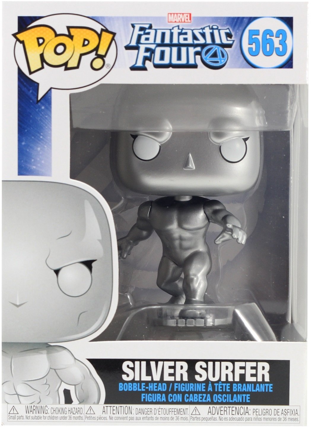 Коллекционная фигурка Funko Pop Bobble Marvel Fantastic Four Silver Surfer Mt Fun2549214 