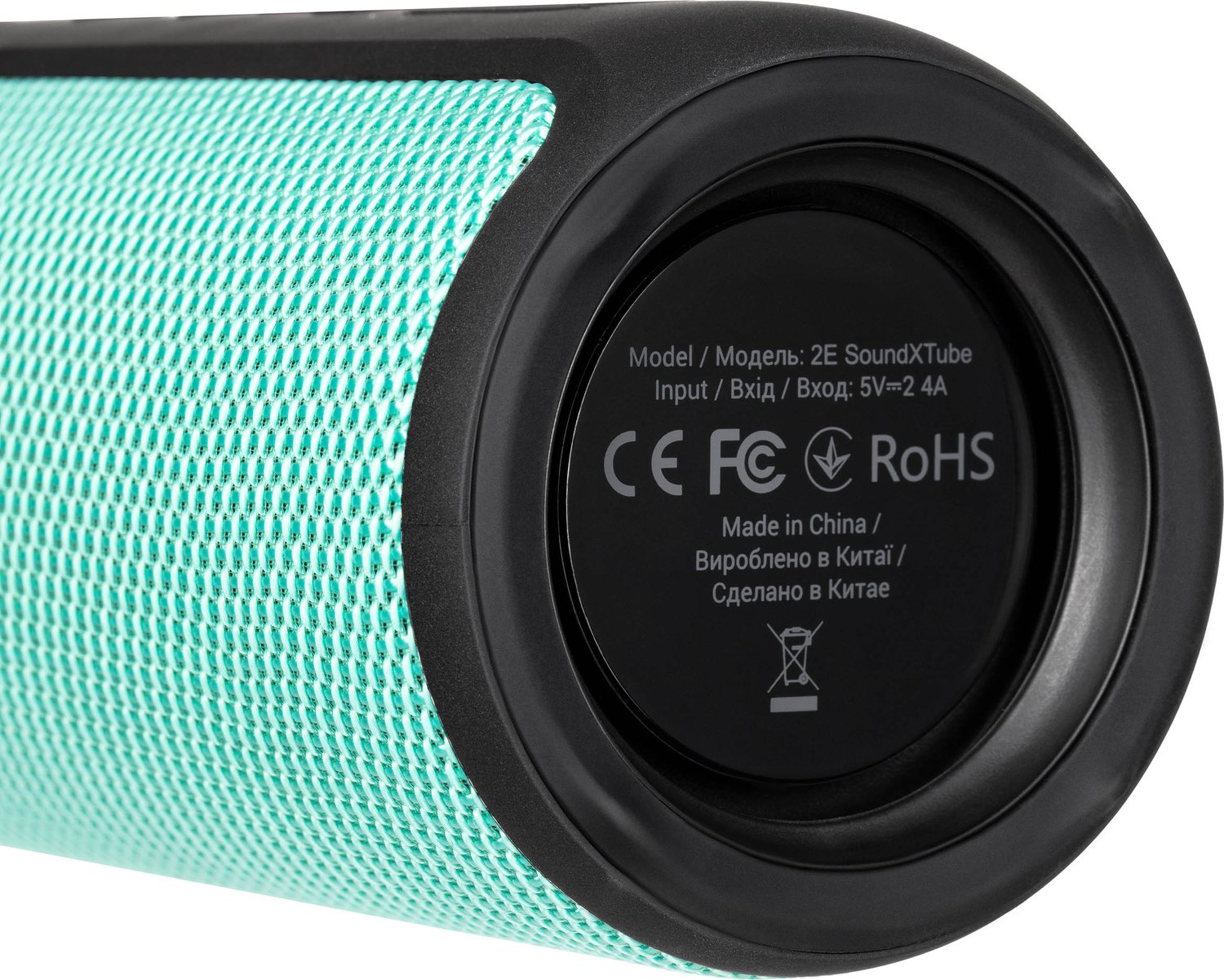 Портативная акустика 2E SoundXTube TWS MP3 Wireless Waterproof Turquoise (2E-BSSXTWTQ) фото 