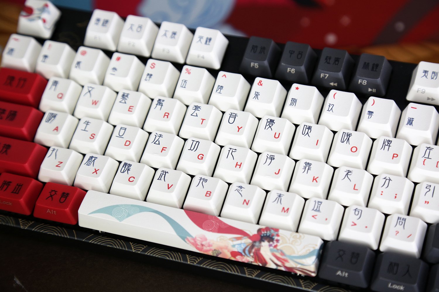 Varmilo chang e 87 ec sakura v2. Varmilo ma87m. Varmilo va87m Beijing. Varmilo ma87m v2 Peking Opera, EC Sakura v2. Varmilo va87m Beijing Opera.