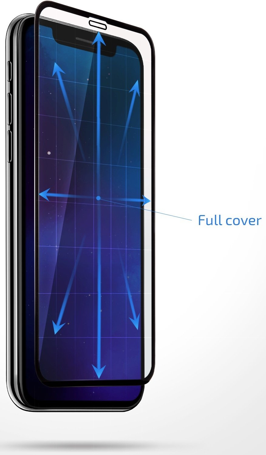 Защитное стекло 2E для Samsung Galaxy A03 Core( A032) 2.5D FCFG Black border (2E-G-A03CORE-SMFCFG-BB) фото 