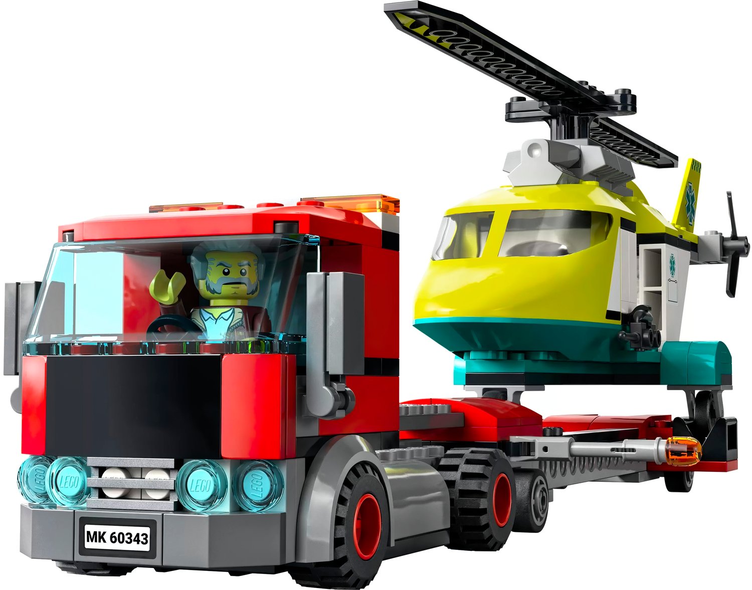 Конструктор LEGO City Вантажівка для рятувального вертольота 60343фото