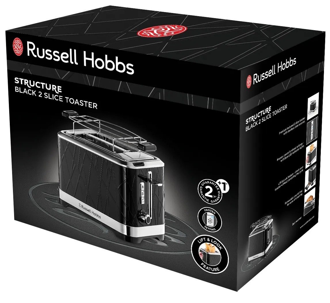 Russell Hobbs 28091-56 Structure 2S Tostadora Negra