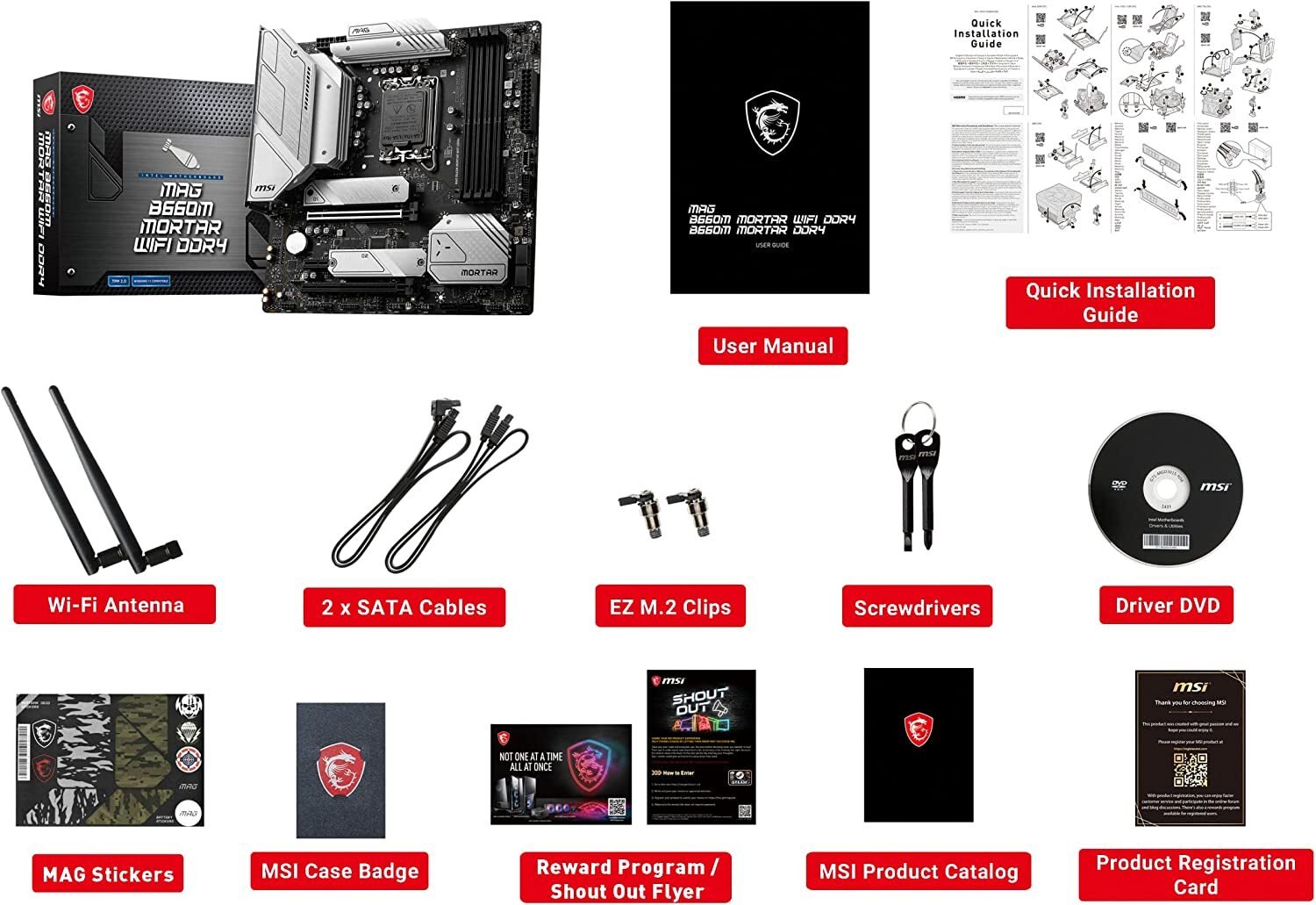 Msi b660m mortar wifi