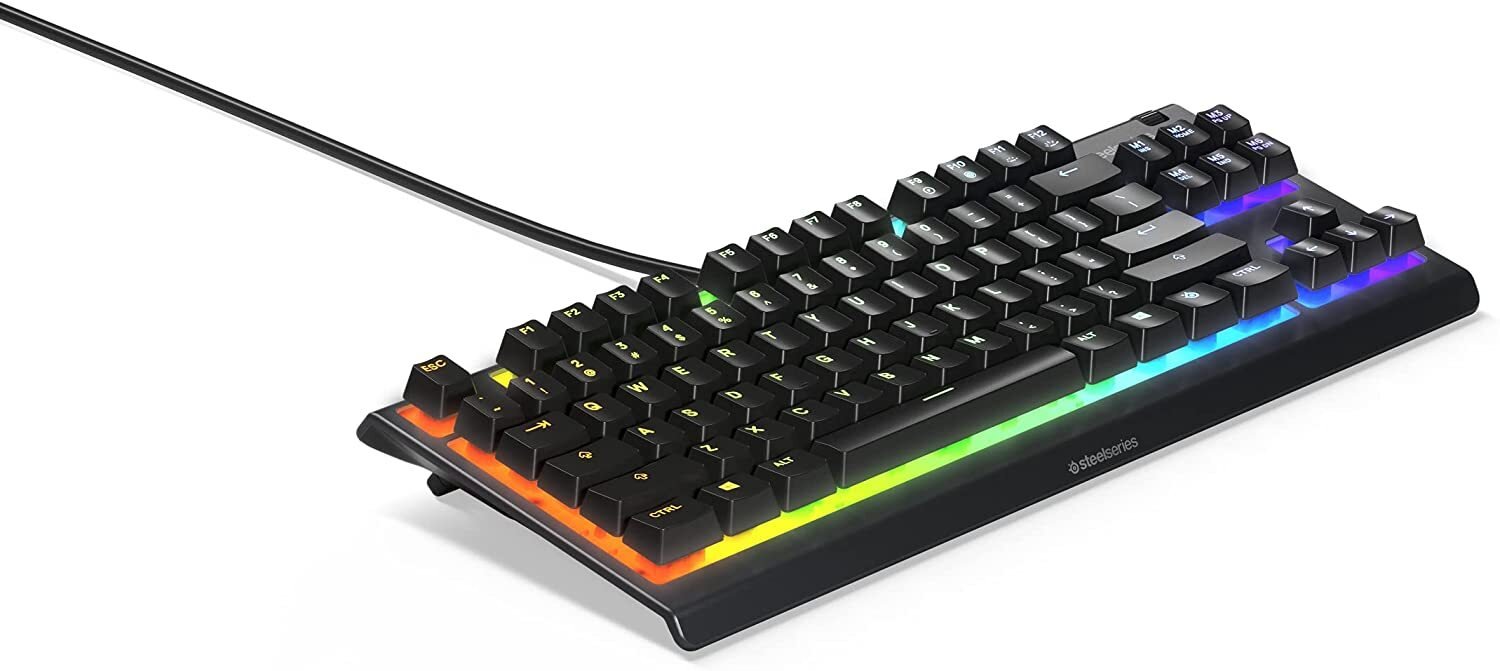 Игровая клавиатура SteelSeries Apex 3 TKL USB Black (64831_SS) фото 