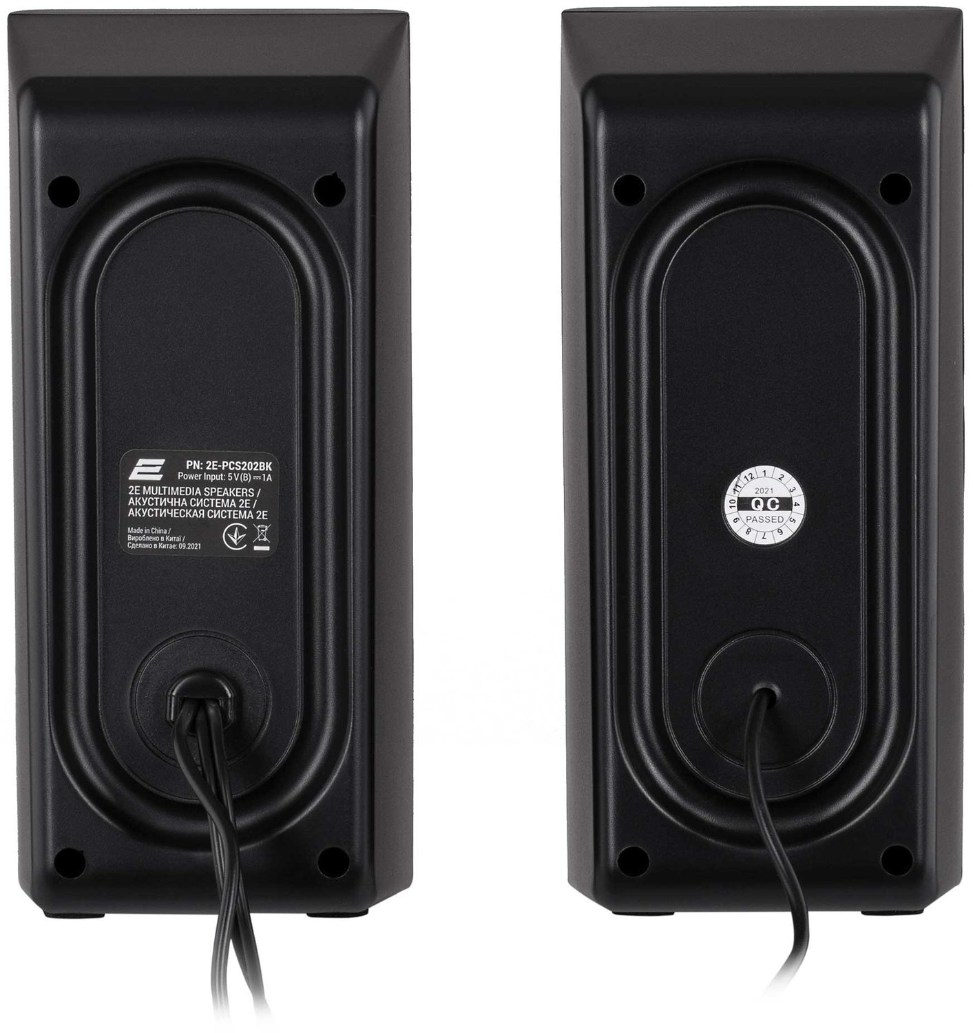 Акустическая система 2E PCS202 2.0, USB, Black фото 