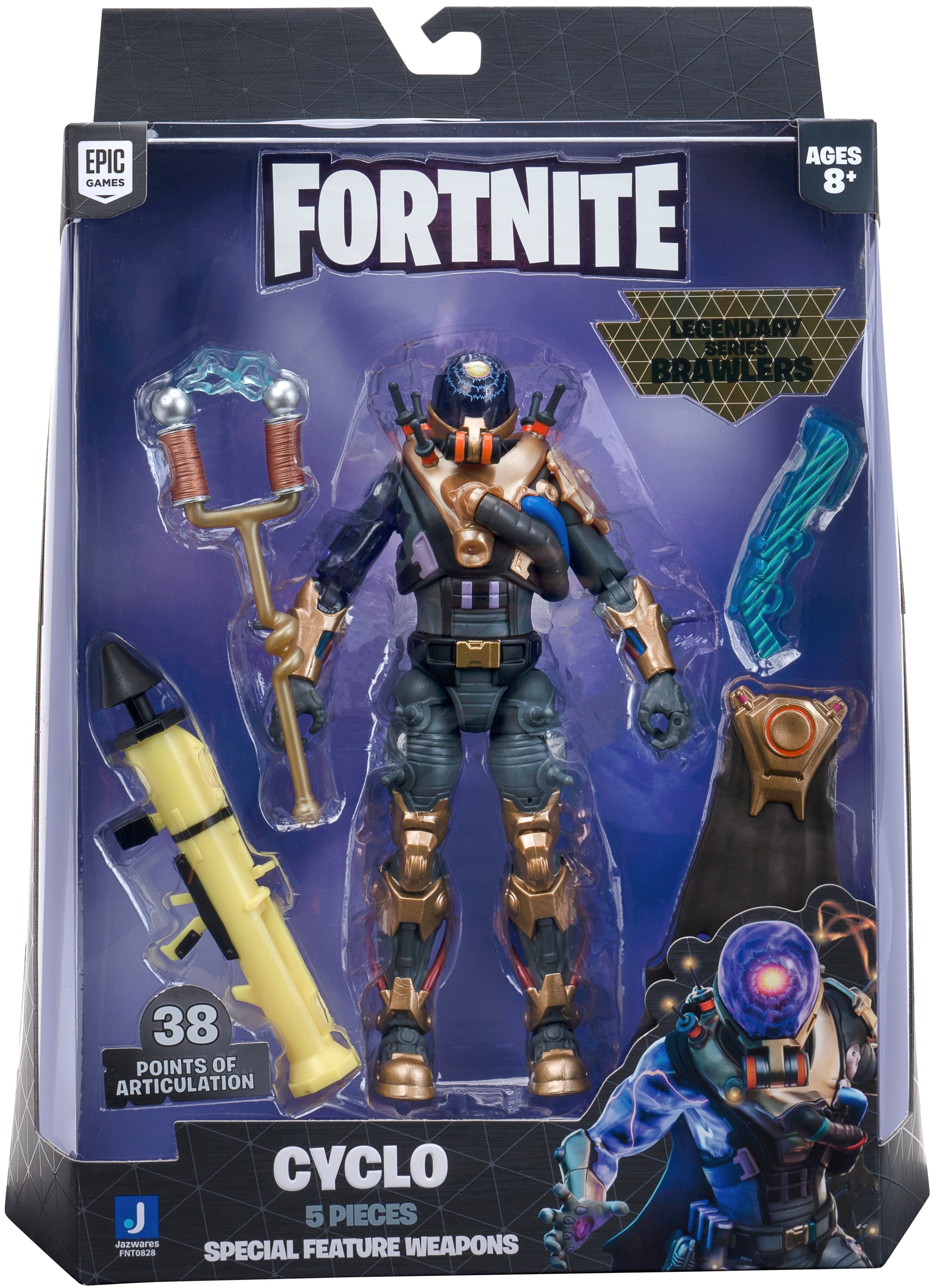 Коллекционная фигурка Jazwares Fortnite Legendary Series Oversized Figure Cyclo фото 10