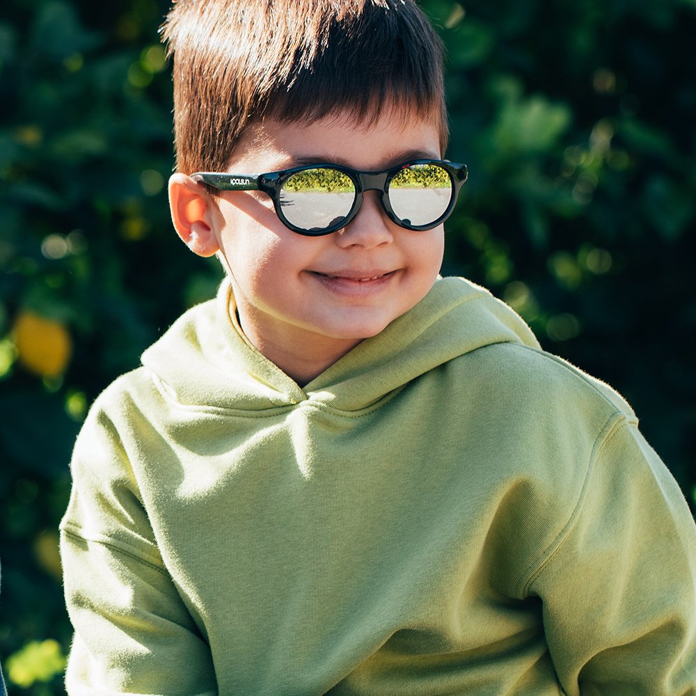 Детские солнцезащитные очки Koolsun черные серии Boston размер 1-4 лет KS-BOBL001 фото 