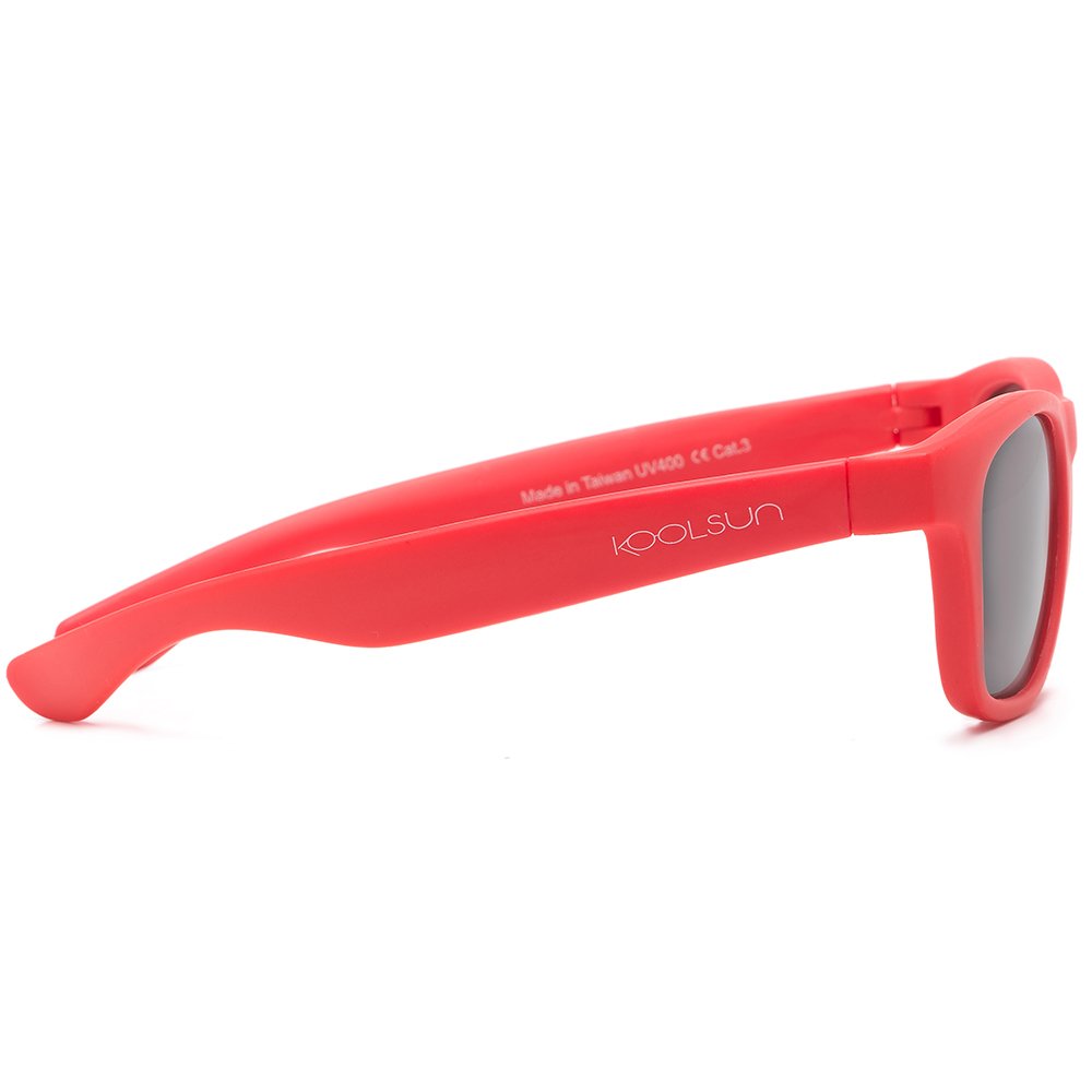 Детские солнцезащитные очки Koolsun красные серии Wave 3-10 лет KS-WARE003 фото 