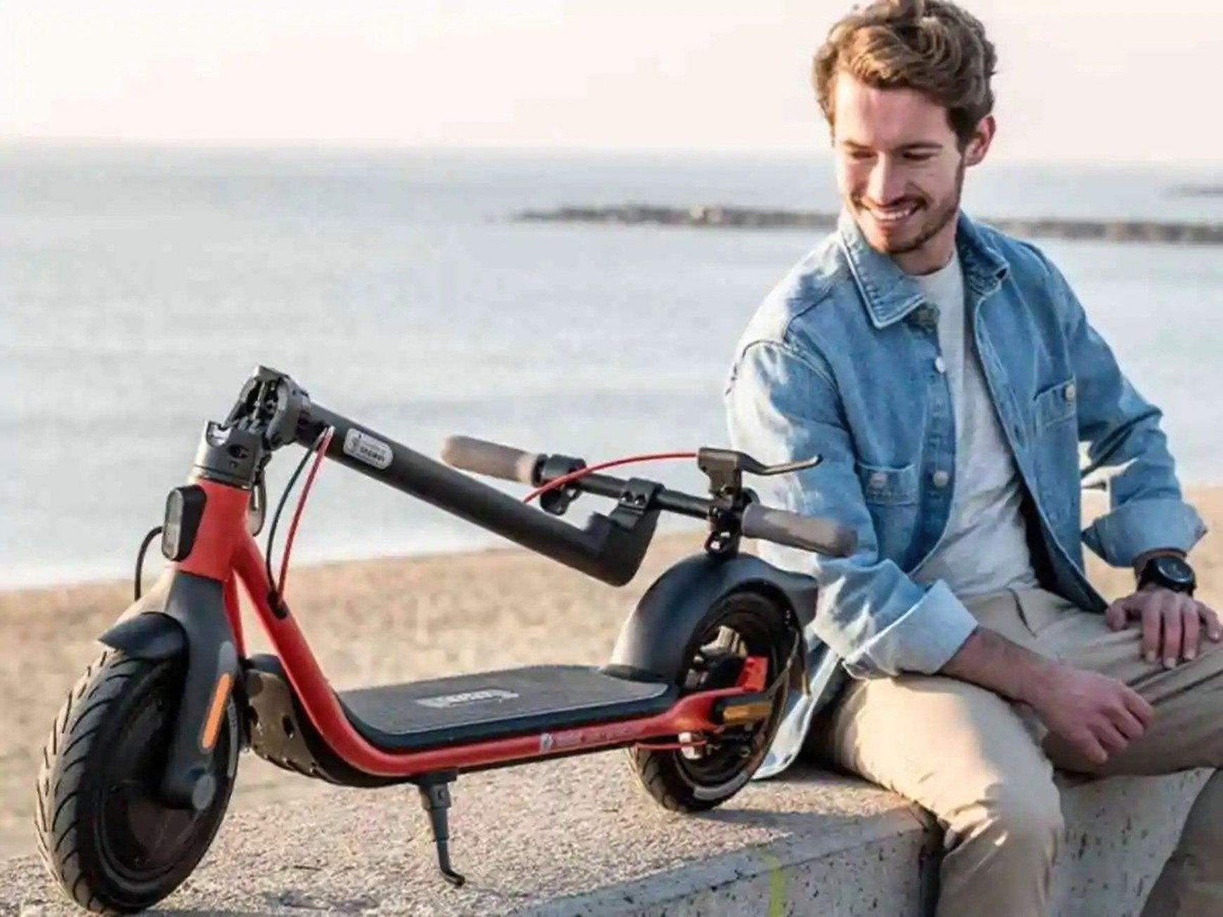Електросамокат Segway-Ninebot D38E, Black/Redфото4