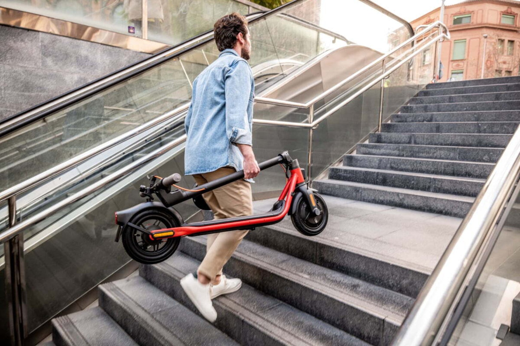 Електросамокат Segway-Ninebot D38E, Black/Redфото6