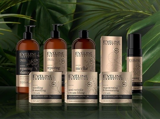 Eveline Cosmetics Очищающе-увлажняющая мицеллярная вода серии organic gold, 500мл фото 