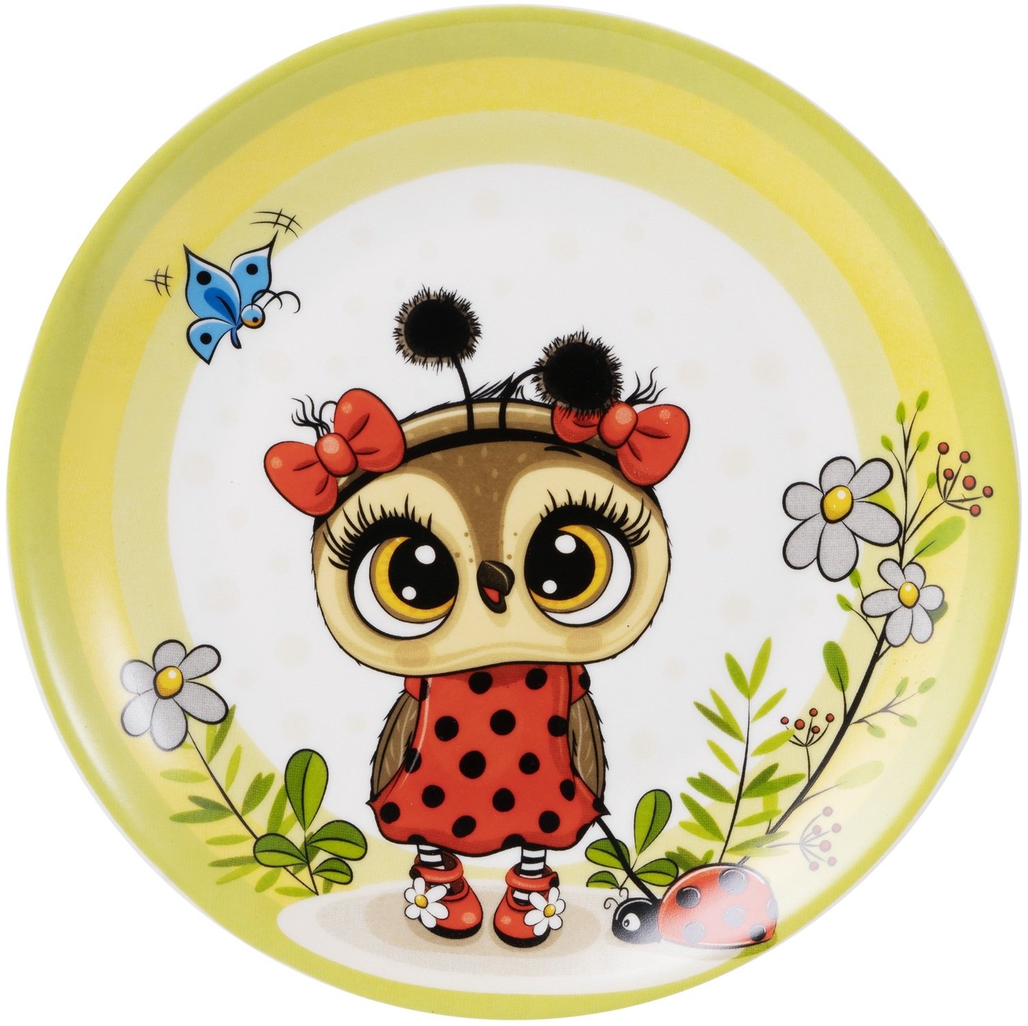 Набор детской посуды Ardesto Lucky owl 3 пр. (AR3454LS) фото 
