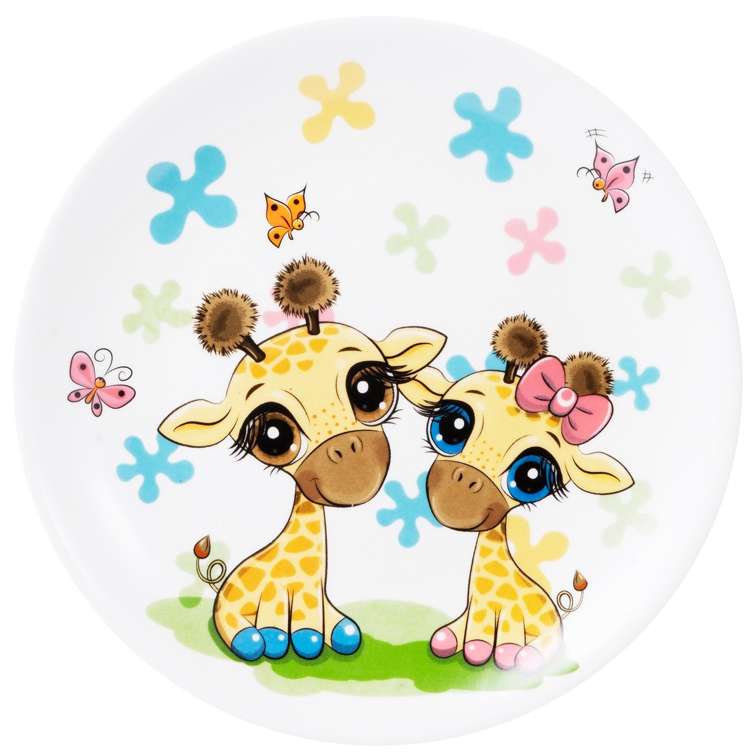 Набор детской посуды Ardesto Baby giraffes 3 пр. (AR3452GS) фото 