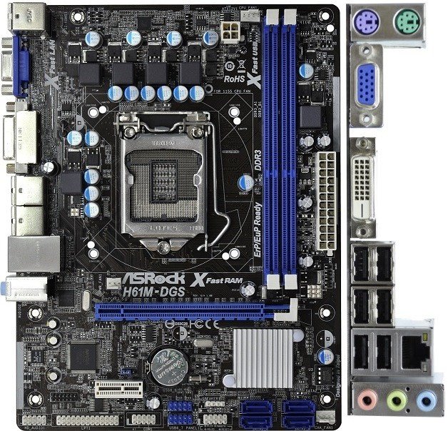 Asrock h61m dgs не запускается