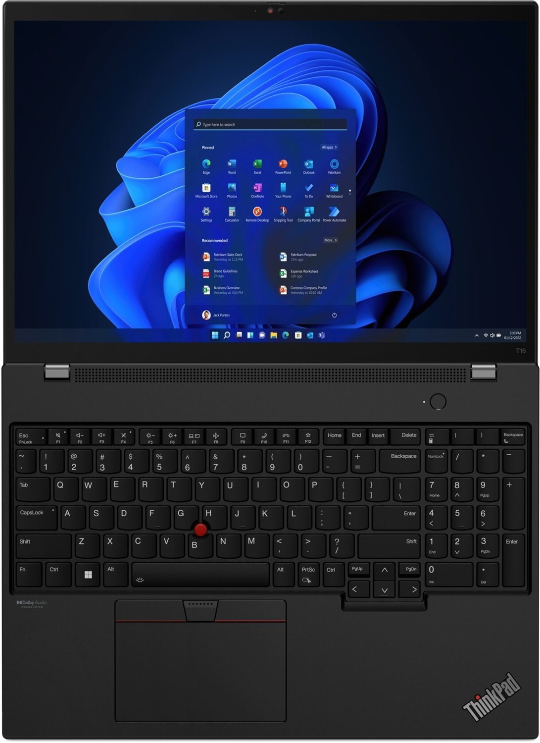 Ноутбук LENOVO ThinkPad T16 16WUXGA (21BV0023RA)фото