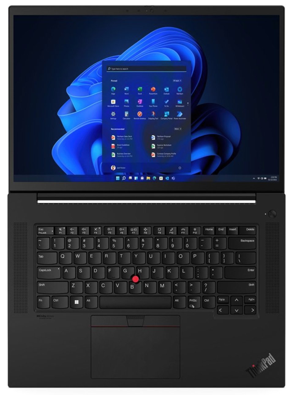 Ноутбук LENOVO ThinkPad X1 Extreme 5 16WQUXGA (21DE0022RA)фото4