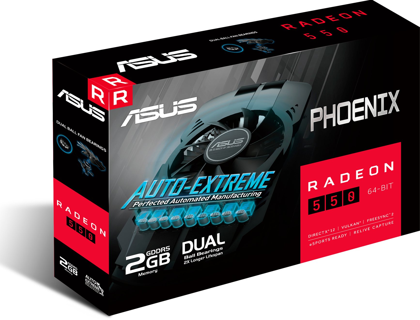 Видеокарта ASUS Radeon 550 2GB GDDR5 PH PH-550-2G фото 3