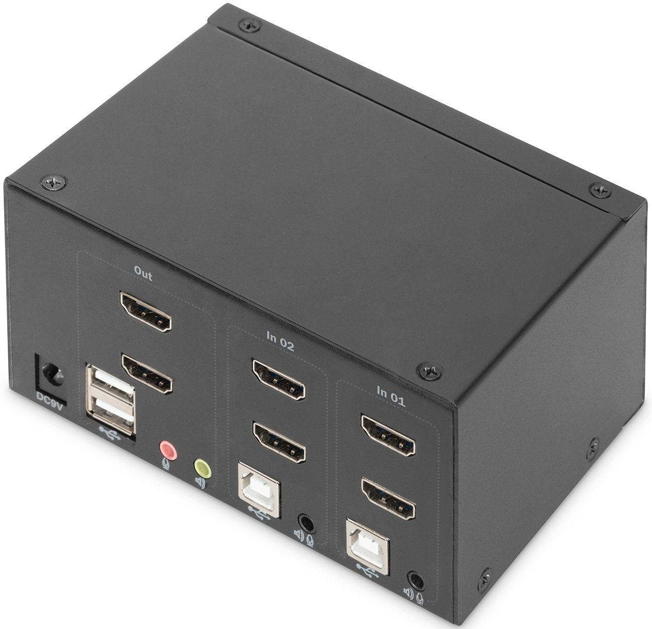 Коммутатор DIGITUS Desktop HDMA KVM, 2 Port, Dual Display, 4K – купить ...