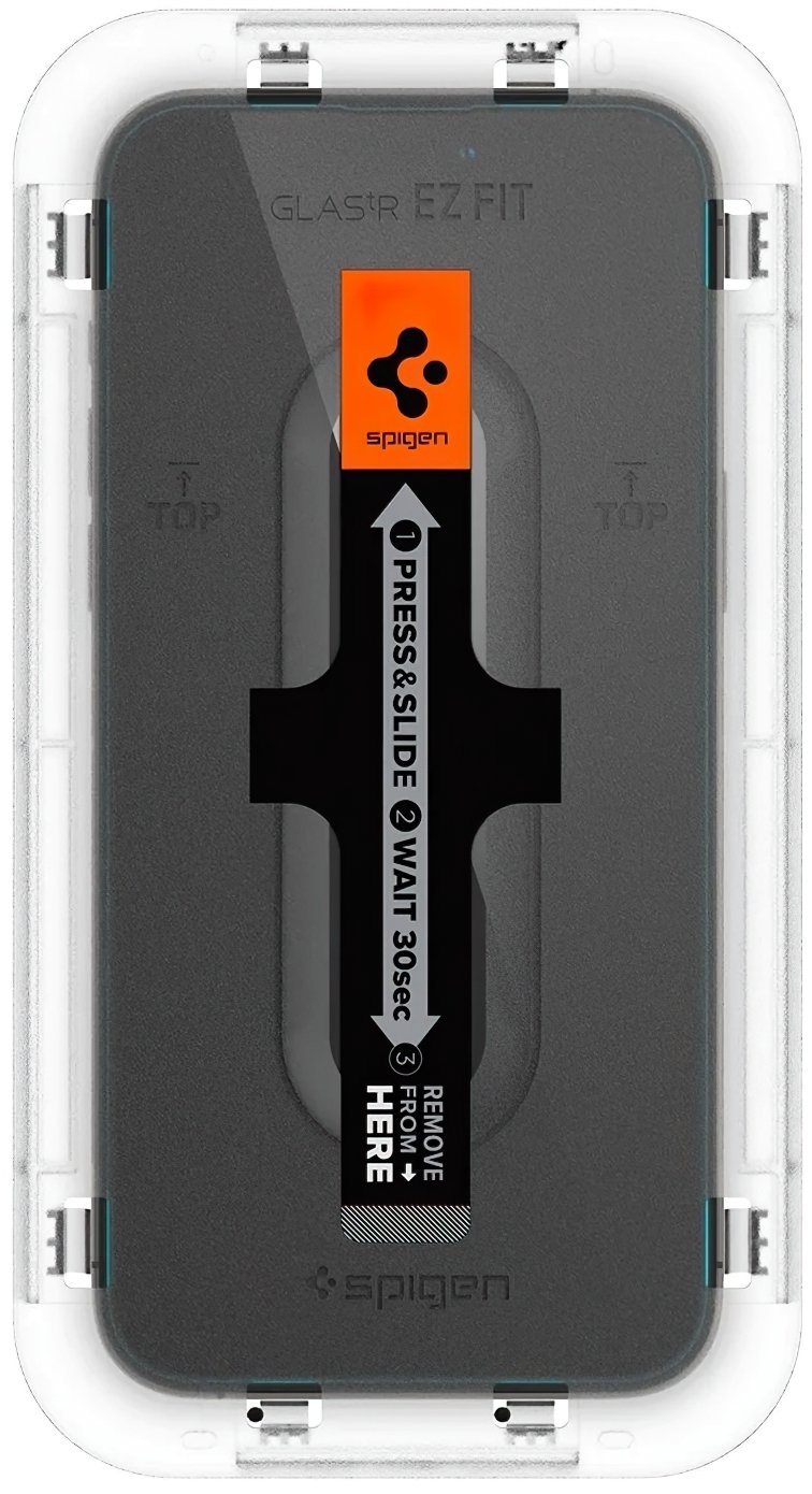 Vidrio Templado Spigen GLAS.TR EZ FIT pAQUETE DE 2 IPhone 14 PRO MAX  CLEAR - Shop