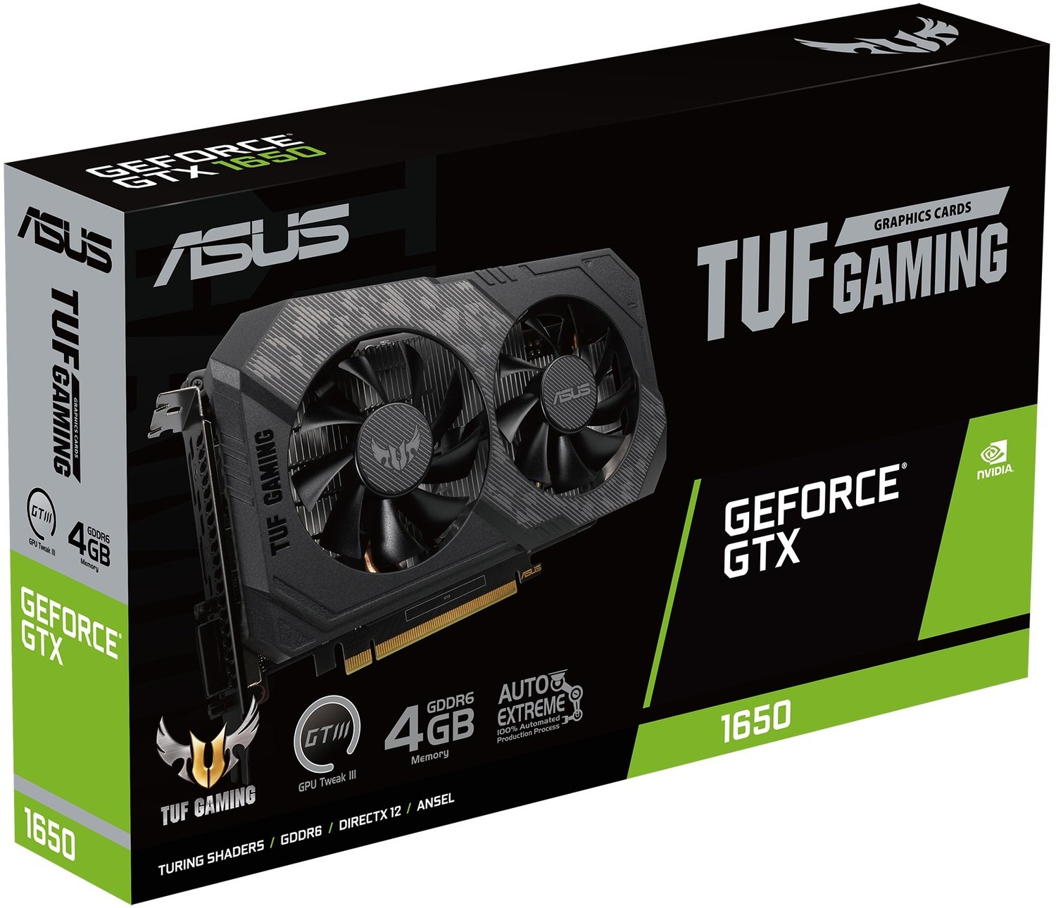 Видеокарта ASUS GeForce GTX1650 4GB GDDR6 TUF GAMING P TUF-GTX1650-4GD6-PGAMING фото 