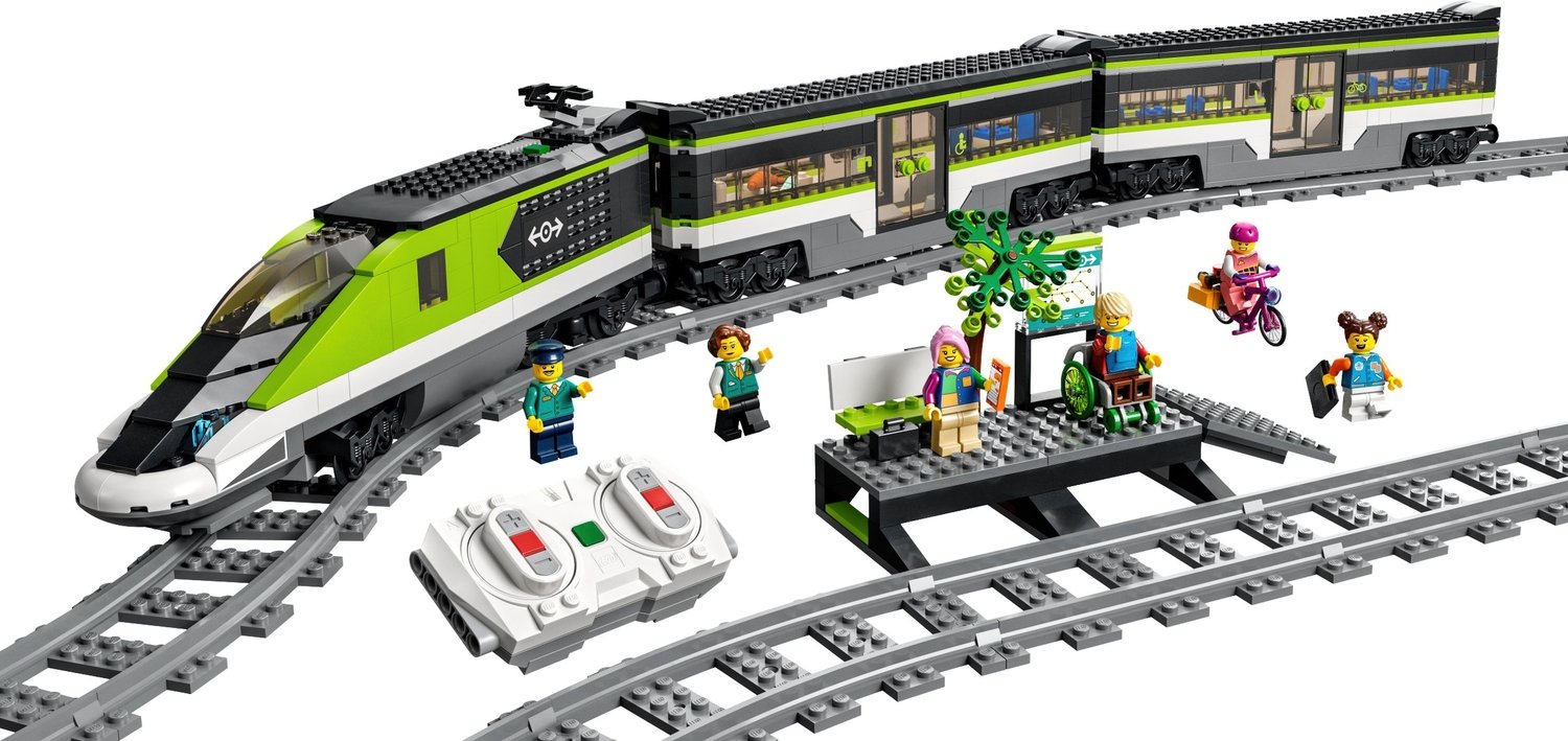 Lego city powered up hot sale train