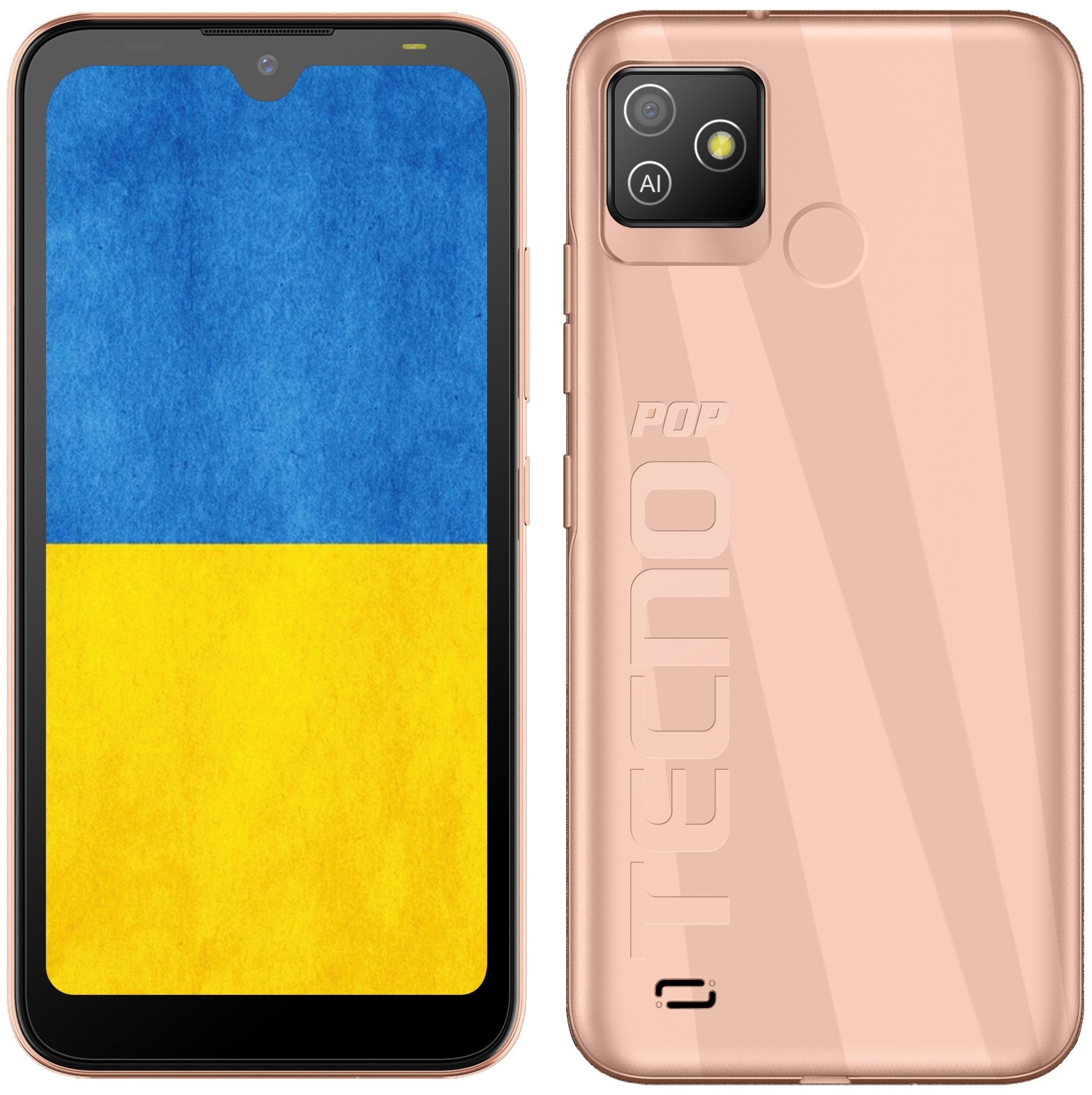 Смартфон TECNO POP 5 Go (BD1) 1/16Gb Mist Copper – купить в Киеве | цена и  отзывы в MOYO