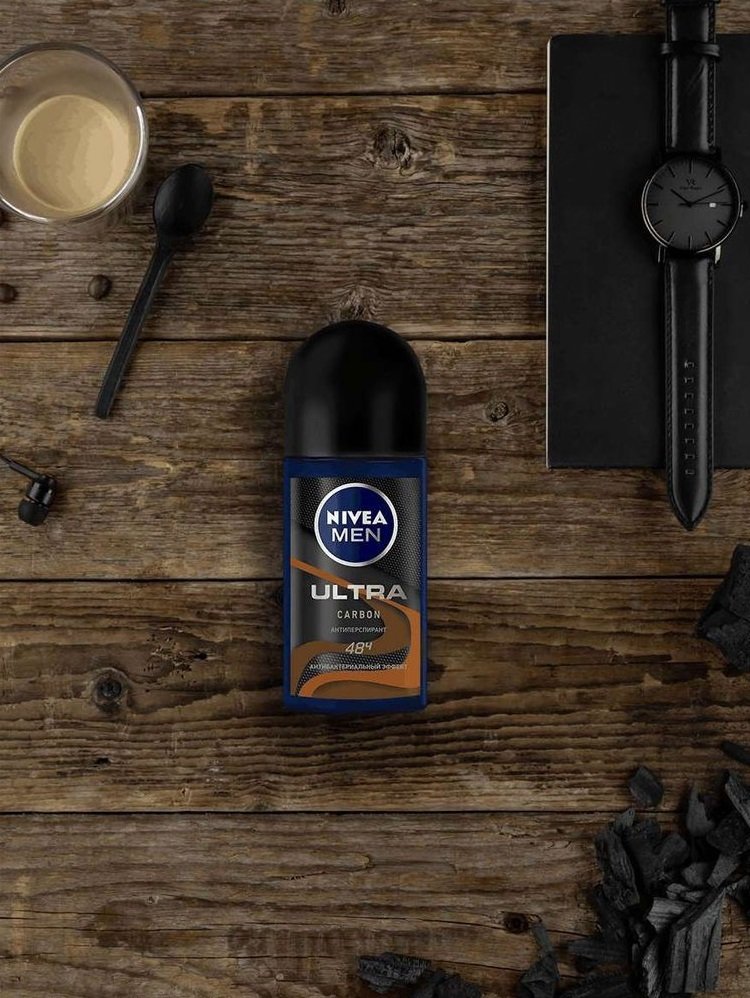 ≡ Дезодорант-антиперспірант Nivea Men Ultra Carbon з активованим ...