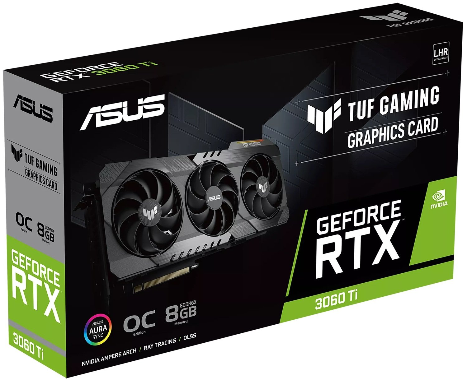 Видеокарта ASUS GeForce RTX 3060 Ti 8GB GDDR6X TUF OC GAMING TUF