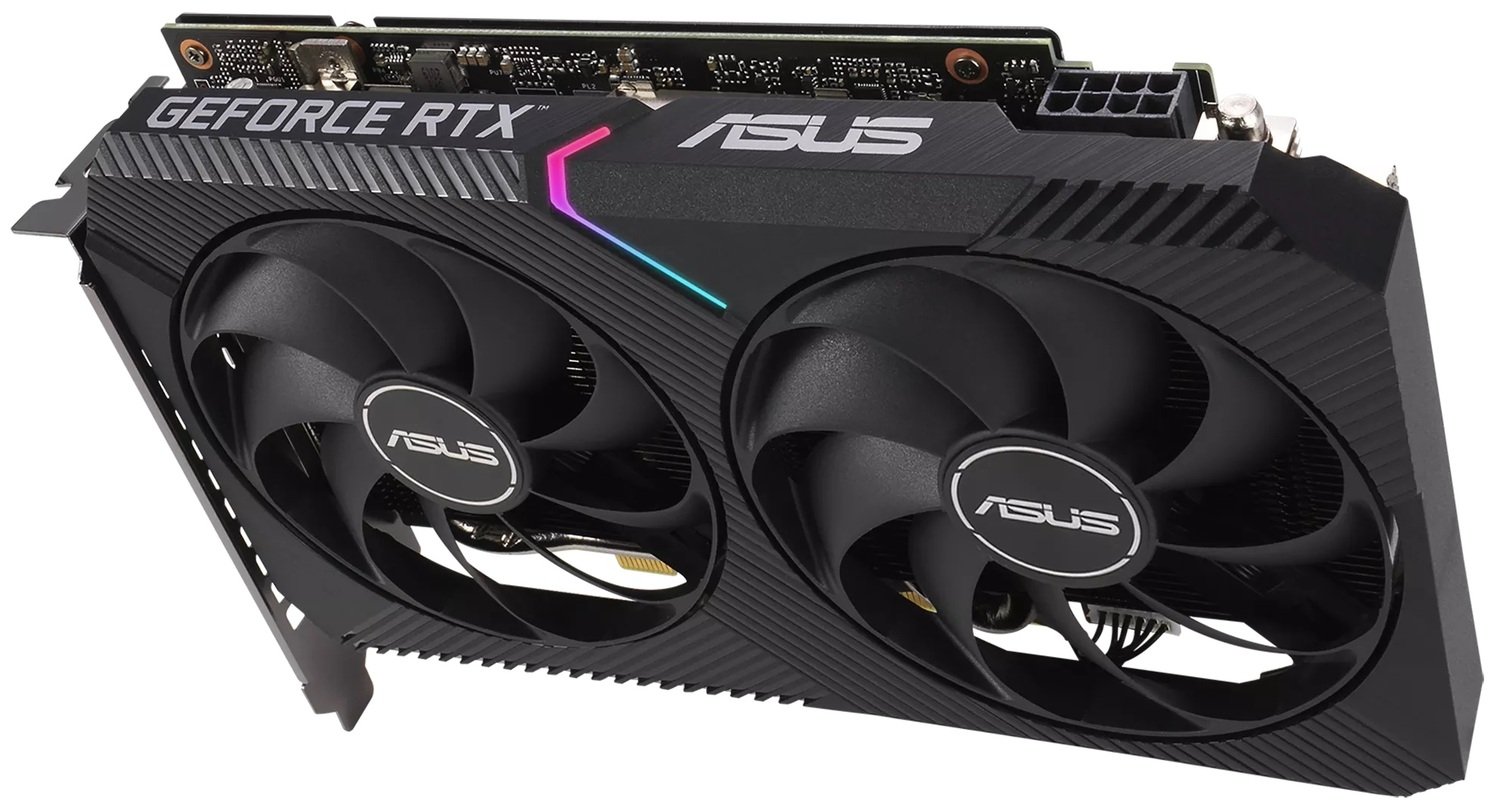 Видеокарта ASUS GeForce RTX3060 8GB GDDR6 DUAL OC DUAL-RTX3060-O8G фото 