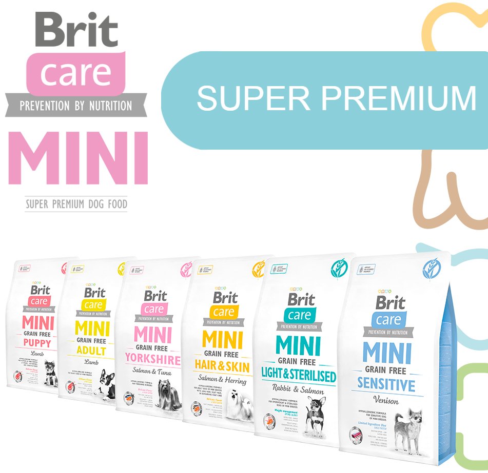 Сухой корм для взрослых собак миниатюрных пород Brit Care Mini Grain Free  Adult 7 кг – купить в Киеве | цена и отзывы в MOYO