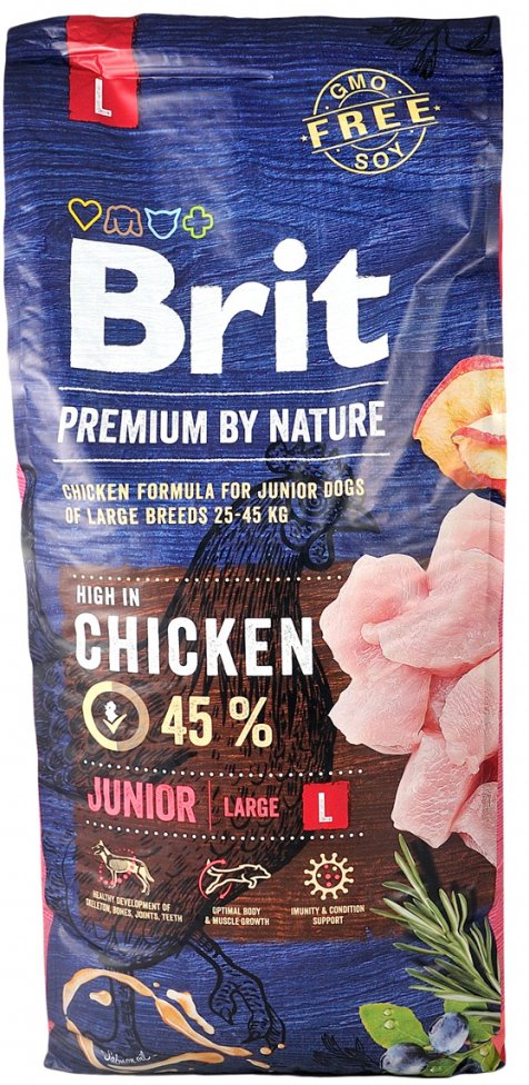 Brit premium by nature junior l 15 sales kg