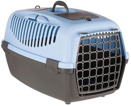 Переноска для собак и кошек Trixie Capri 37 х 34 х 55 см до 8 кг Синяя фото 