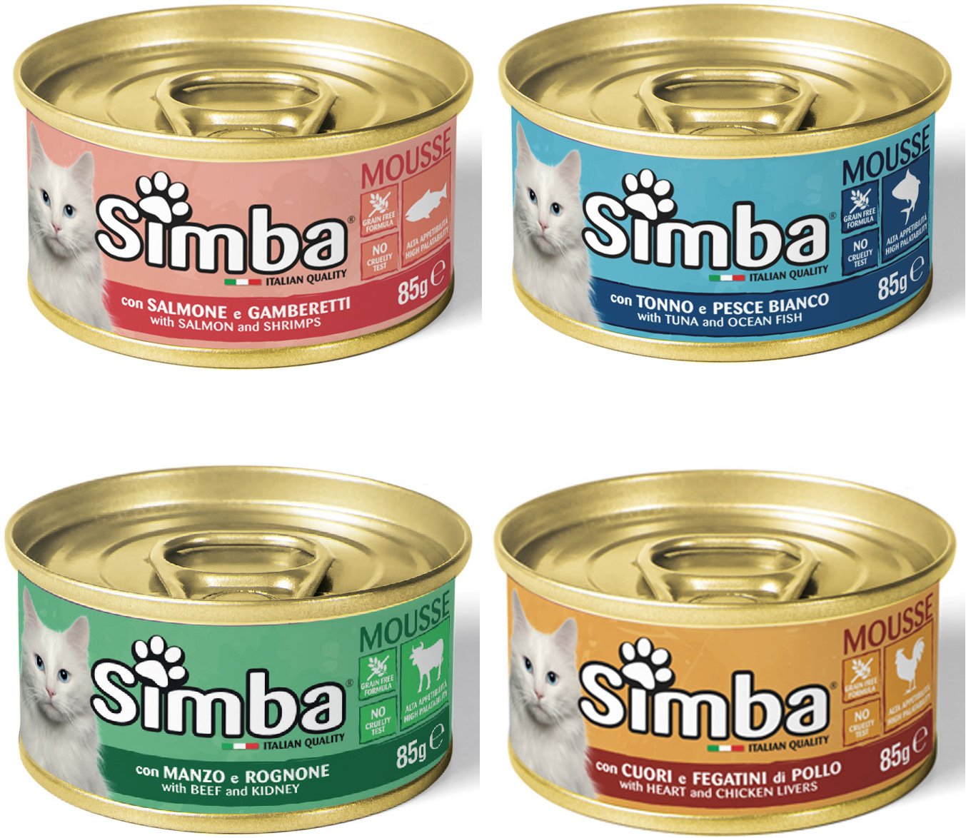 Консервы для кошек Simba Cat Wet телятина 85 г купить в Киеве цена