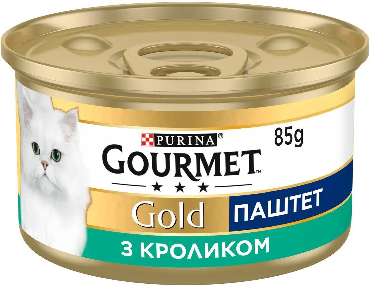 Вологий корм для кішок Gourmet Gold Паштет із кроликом 85 гфото