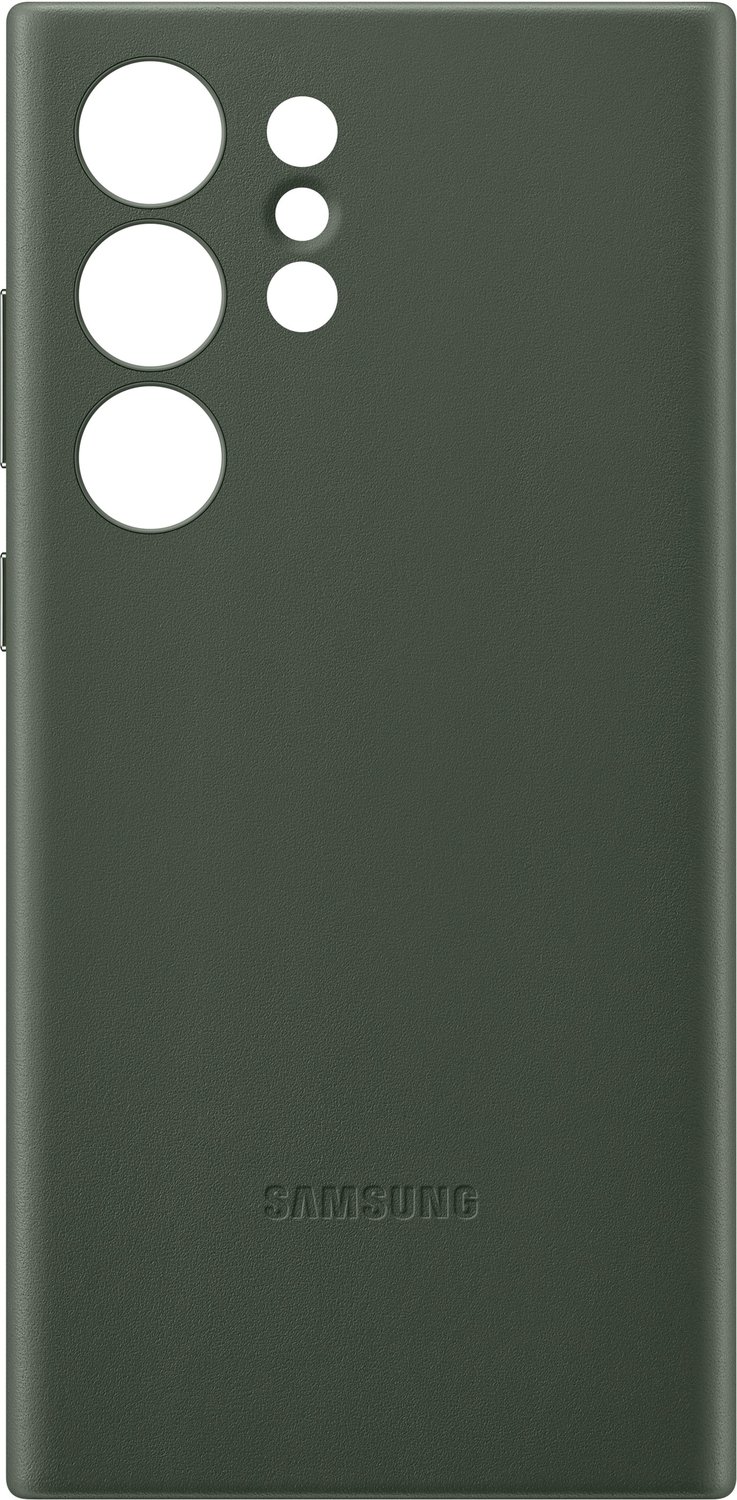 Чехол Samsung Leather Case для Galaxy S23 Ultra (S918) Green (EF