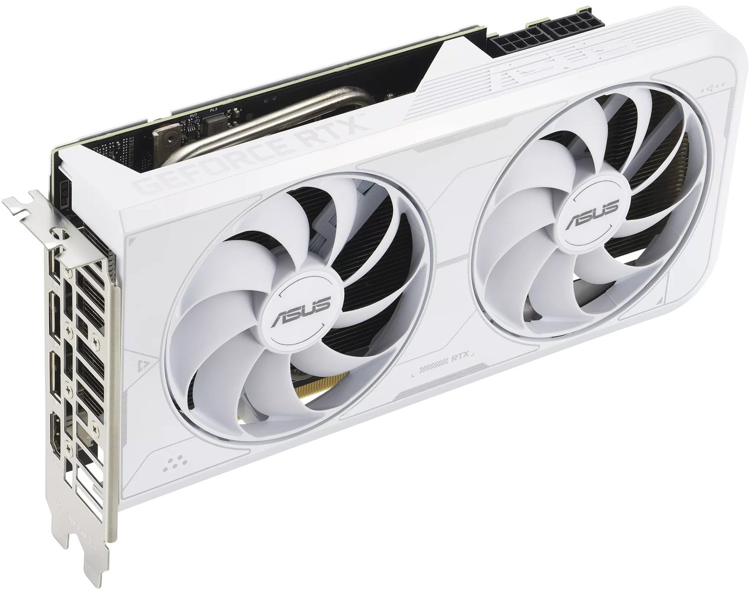 Видеокарта ASUS GeForce RTX 3060 Ti 8GB GDDR6X DUAL OC WHITE DUAL-RTX3060TI-O8GD6X-WHITE фото 