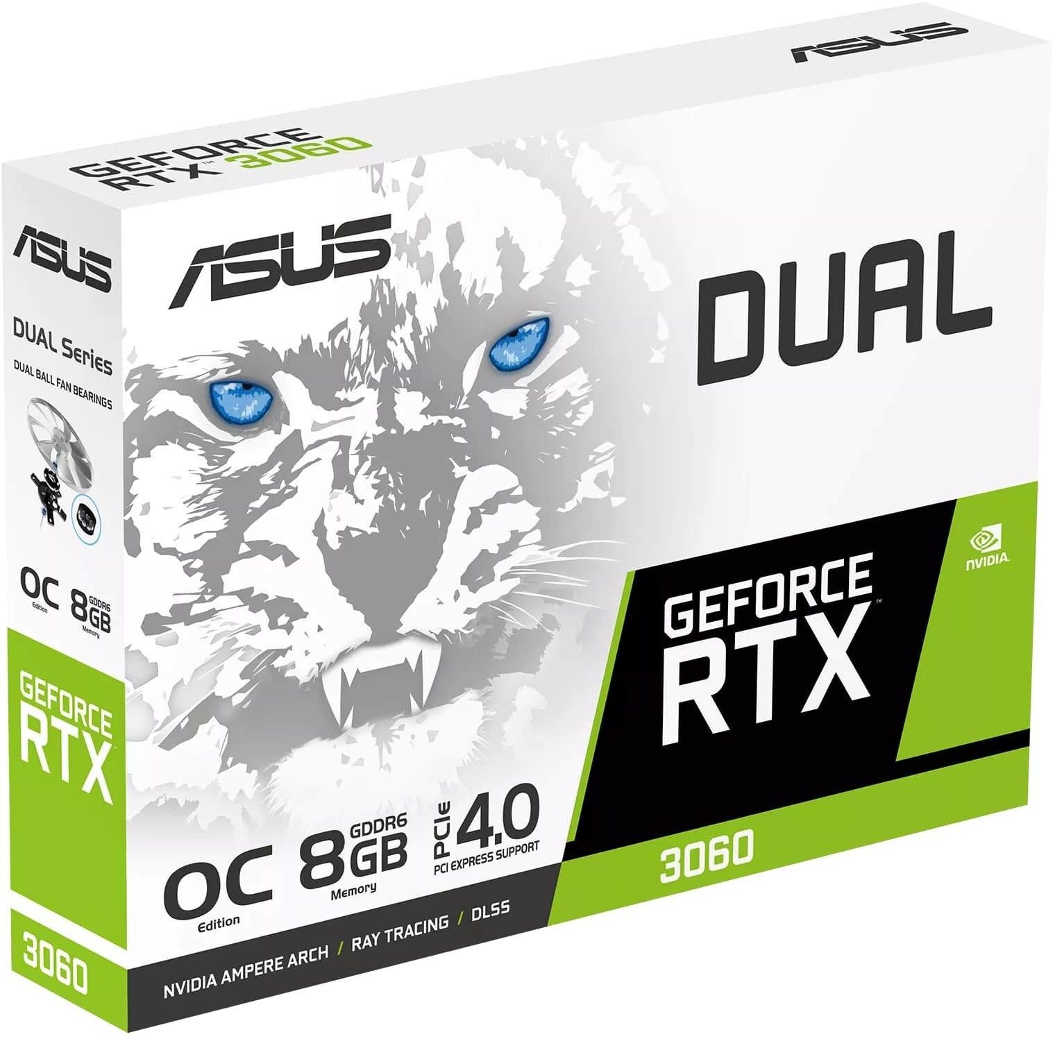 Видеокарта ASUS GeForce RTX 3060 8GB GDDR6 DUAL OC WHITE DUAL-RTX3060-O8G-WHITE фото 12